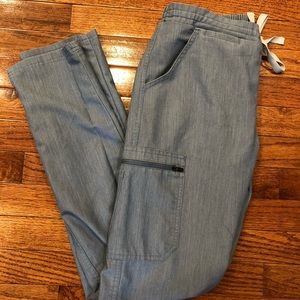 FIGS Heather Indigo Yola- Tall Skinny Scrub Pants